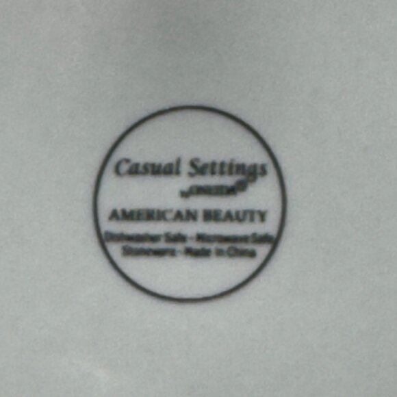 ONEIDA Casual Settings American Beauty Desert Bread Plate 7" Dia. Set of 4 - Picture 9 of 10